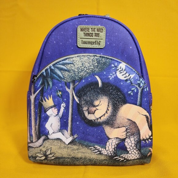 Loungefly Where The Wild Things Are Mini Backpack Soft Tag NEW - Picture 1 of 12